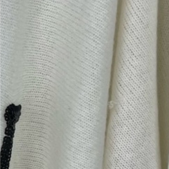 Wildfox RARE white label happy face sequin knit hooded poncho - Picture 6 of 6